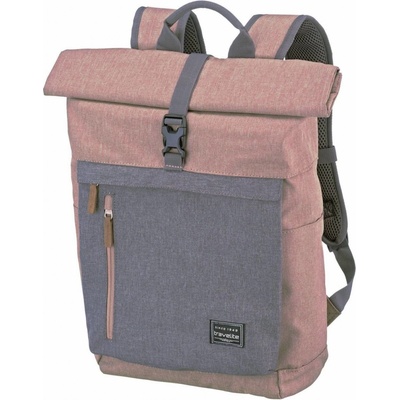 Travelite Basics Roll-up Backpack Rose-Grey 35 l