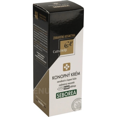 CutisHelp Health Care S konopný krém při seboroické dermatitidě na regulaci kožního mazu 30 ml