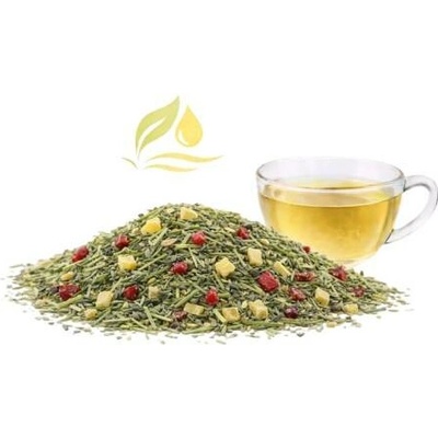 QuickTea Citrón & brusinka zelený čaj 50 g