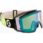 SCOTT Скиорскa маска SCOTT React black/neon yellow/amp lavender chrome