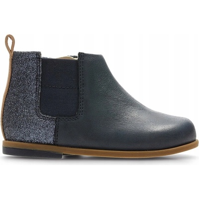 Clarks kotníkové boty Drew Fun tmavě modré