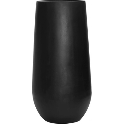 PotteryPots Kvetináč Nax, čierný 70 x 35 cm