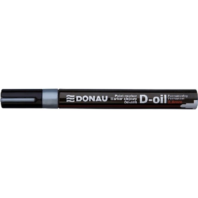 DONAU Лаков маркер DONAU D-oil 2, 8 mm сребърен U7369001PL-38 (U7369001PL-38)