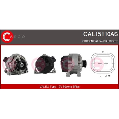 CASCO Alternátor CAL15110AS