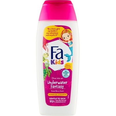 Fa Kids Underwater Fantasy sprchový gel a šampon 2v1 400 ml