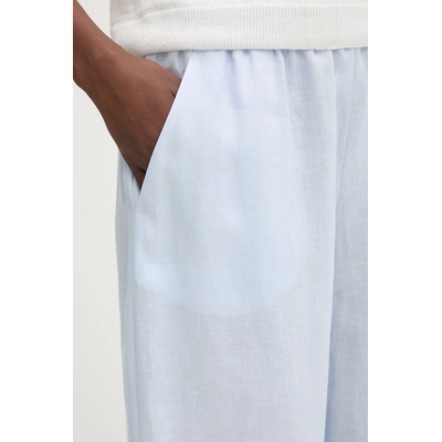 MM by Max Mara панталон дамски от лен CANNETI (2616131028600)