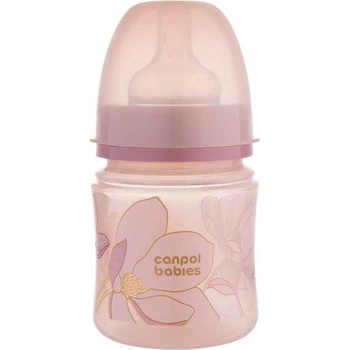 Canpol babies Бебешко антиколик шише Canpol - Easy Start, Gold, 120 ml, розово (35/239_pin)