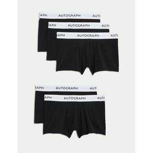 Marks & Spencer Бокови боксерки от смес памук Supima®, 5 бр. Marks & Spencer черен Marks & Spencer | Cheren | МЪЖЕ | S