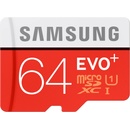 Samsung EVO+ microSDXC 64GB UHS-I U1 + adapter MB-MC64DA/EU