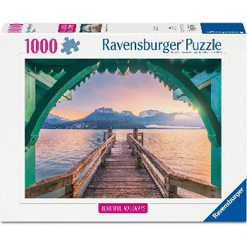 Ravensburger Пъзел Ravensburger от 1000 части - Мостче на езерото Анси (12001762)