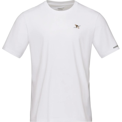 Norrøna Мъжка тениска Norrøna /29 Cotton Activity Embroidery T-shirt - Pure White (216-2552-0311)