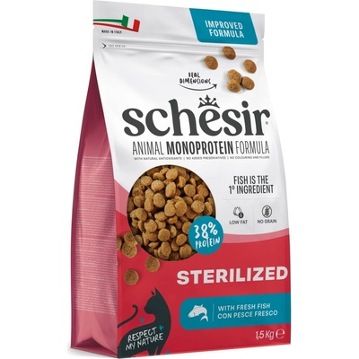 Schesir Sterilized s rybami 1,5 kg