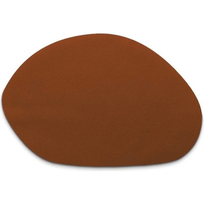 KELA KL-12650 Prostírání Stone PU kůže hnědá 45,0x30,0x0,2cm