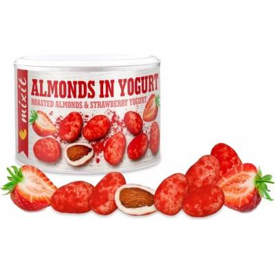 Mixit Mandle v jogurtovej poleve s jahodovým prachom 240 g