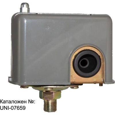 UNI-SP Пресостат за хидрофор, 250V, 1/4" външна резба, метален корпус, Elefant PS-02 (PS-02)