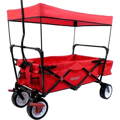 Prepravný vozík FUXTEC CT-350-R červený so strieškou