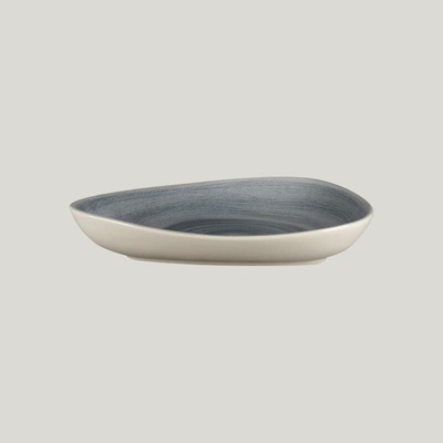 RAK Porcelain Spot talíř hluboký 24 x 19,5 cm šedomodrý RAK-SJDFLDP24