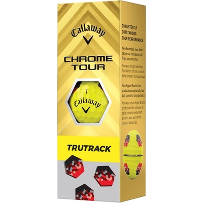 Callaway Chrome Tour X TruTrack yellow 3 pcs