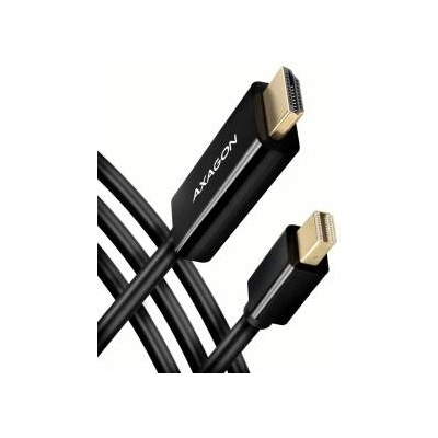 AXAGON Cable Axagon DisplayPort Mini - HDMI 1.8m black (RVDM-HI14C2)