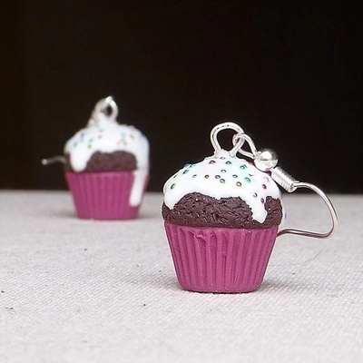 Prosperk Sladké náušnice muffiny s polevou S3971
