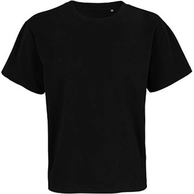 SOĽS Legacy unisex volné tričko SL03996 Deep black