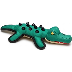 Uniq Pets Plush Dog Toy Squeakies Green Crocodile играчка крокодил за кучета със звук, 39, 2 x 18 x 7, 8 cm