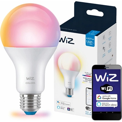 WiZ LED žárovka 13W/100W E27 RGB 1521lm stmívatelná