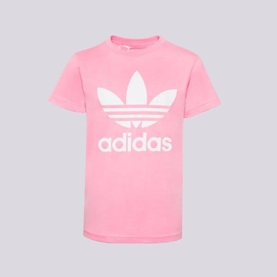 Adidas Тениска Trefoil Tee Girl детски Дрехи Тениски IB9932 Розов 140 (IB9932)