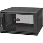 APC NetShelter WX 6U Single Hinged Wall-mount Enclosure 600mm Deep Поставка монтирана в стена Черен (AR106SH6)
