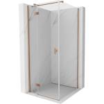 Mexen Mist-H T душ кабина отваряща се лява 85 x 85 см, прозрачна, четка мед - 8A5T-085-085-65-00-L (8A5T-085-085-65-00-L)