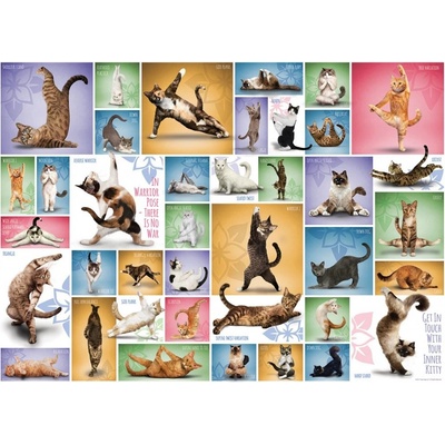 Eurographics Yoga Cats 1000 dielov