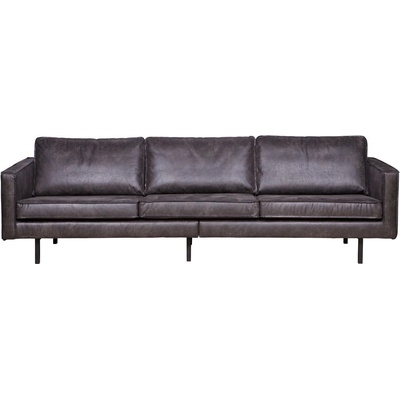 WOOOD Черен диван от изкуствена кожа 277 cm Rodeo - WOOOD (378618-Z)