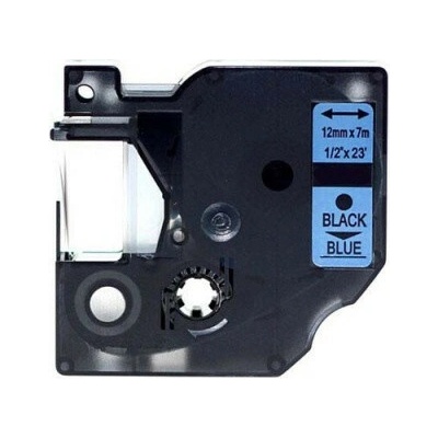 Alternatívna páska Dymo 45016, S0720560, 12 mm x 7 m čierna tlač / modrý podklad