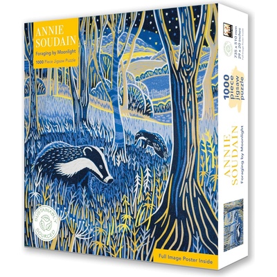 Flame Tree Пъзел Flame Tree от 1000 части - Търсене на храна на лунна светлина (9781835625897)