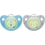 Nuk Силиконови залъгалки NUK - Trendline Night, Мече и Овца с кутия за стерилизиране, 6-18 m, 2 броя (10736126)