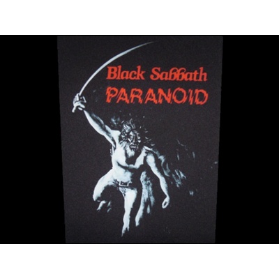 Zádovka BLACK SABBATH paranoid zoid