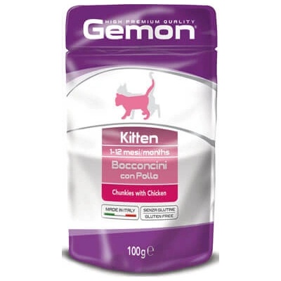 Gemon Kitten Chicken пауч за котенца - 0.1кг