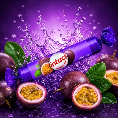 Intact hroznový cukr s vitamínem C maracuja 40 g