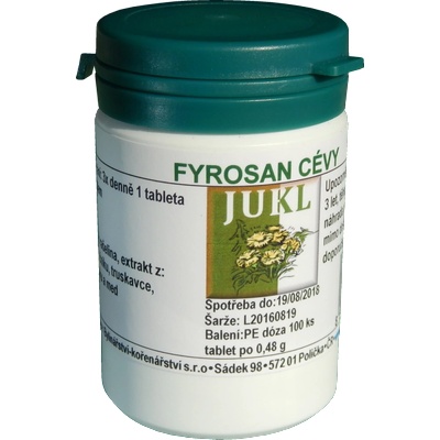 JUKL таблетки Fyrosan Кръвоносни съдове
