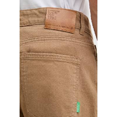 Benetton прав панталон мъжки от памук (4U32UE01W)