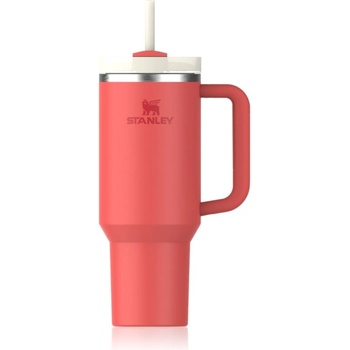 STANLEY Quencher H2. O FlowState Tumbler неръждаема термочаша със сламка голям Hot Coral 1180ml