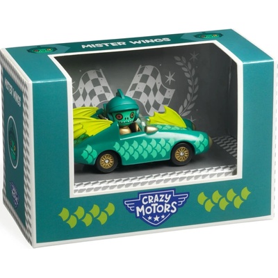 DJECO Детска играчка Djeco Crazy Motors - Количка Крилатият (DJ05492)