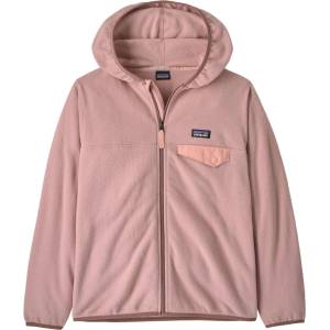 Patagonia Детско поларено яке Patagonia Kid's Micro D Snap-T Jacket Fleece jacket - Fuzzy Mauve - размер XS (703-4106-2811)