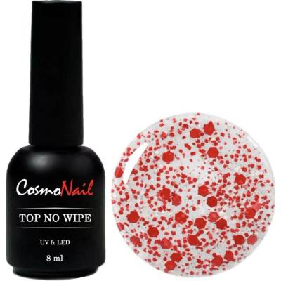 COSMONAIL Top Matt Glitter 5 - Rainbow Glitter, 8 ml