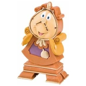 BULLYLAND Disney Beauty and the Beast Cogsworth figure 6cm