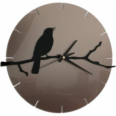 Moderné nástenné hodiny CLOCK-BIRD TORTORA tortora