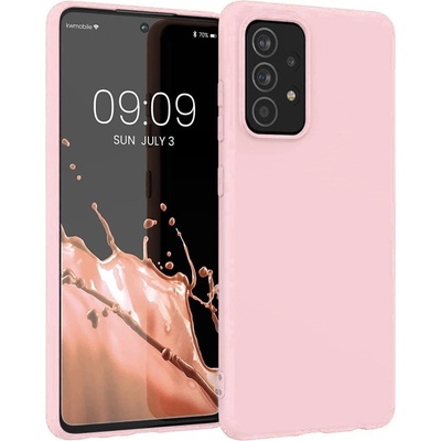 HQWear Силиконов мен протектор HQWear за Samsung Galaxy A03s, Розов (9145576240731)