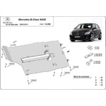 Scut Motor - Румъния Метална кора под двигател и скоростна кутия mercedes b (w245) от 2005 до 2008 (73691)