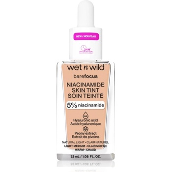 Wet n Wild Bare Focus Niacinamide Skin Tint lehký hydratační make-up Natural Light Cool 32 ml
