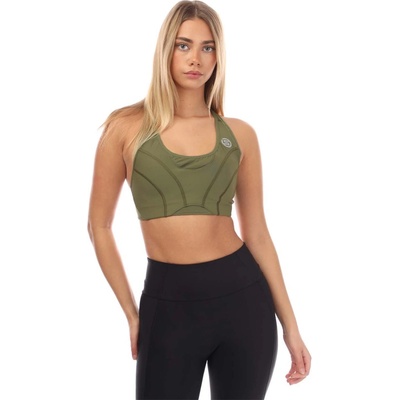 Skins Series-3 Hi-Impact Bra - Khaki